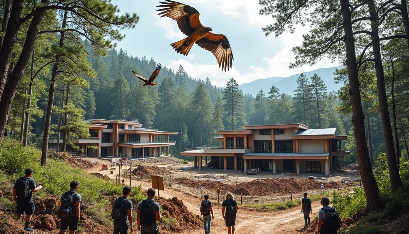 des millions de dollars investis pour arrêter un projet immobilier de luxe et préserver deux espèces de rapaces menacées, alliant protection de la biodiversité et développement durable.