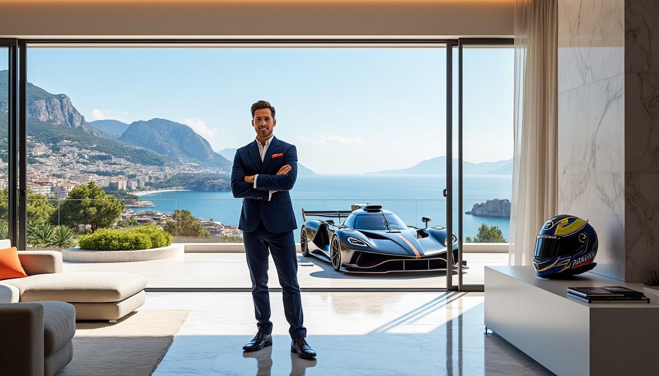découvrez le somptueux penthouse de charles leclerc à monaco, un refuge de luxe d'une valeur de 12 millions d'euros, alliant élégance, confort et vue imprenable sur la méditerranée.