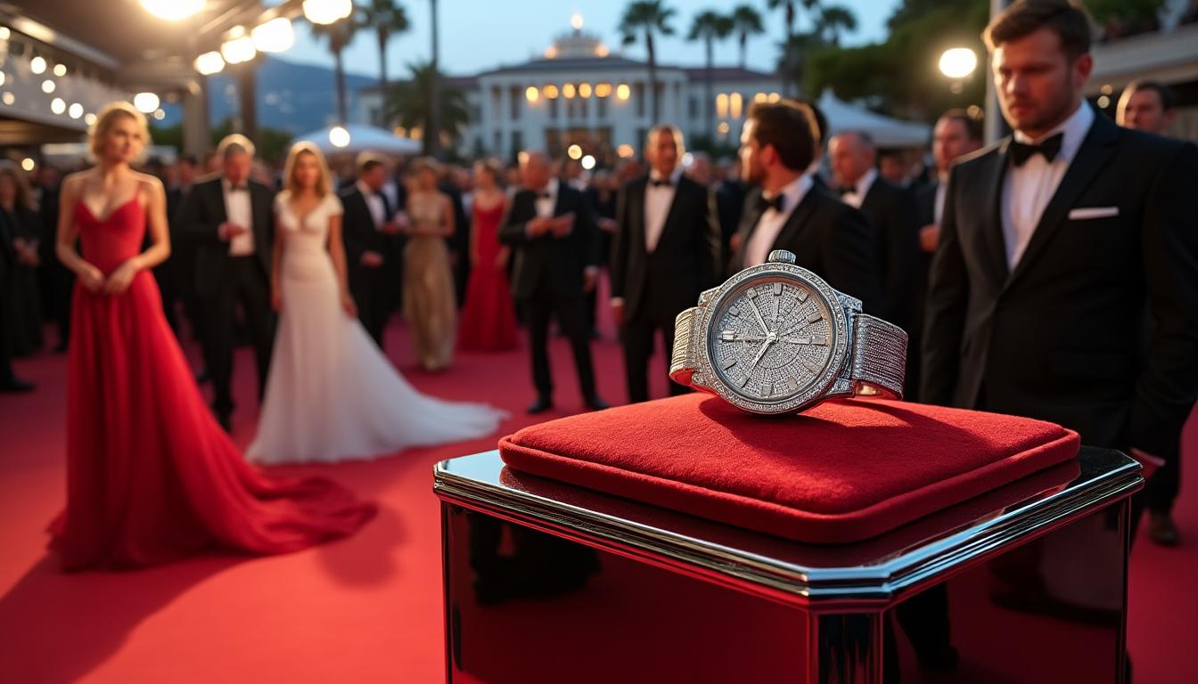 découvrez le mystère au festival de cannes : une montre de luxe évaluée à plus de 700 000 euros disparaît soudainement, plongeant l'événement dans un véritable coup de théâtre.
