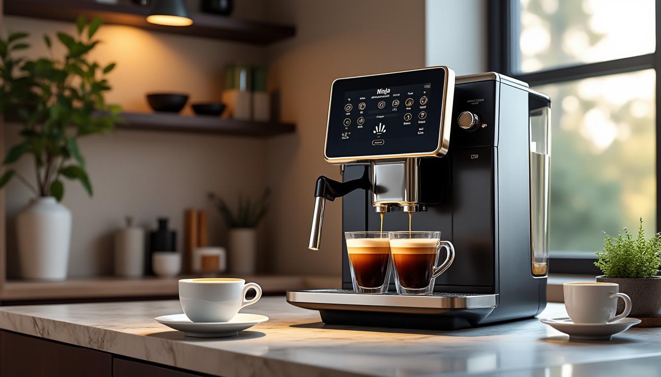 découvrez la machine à café ninja luxe, plébiscitée par les experts, désormais disponible à un prix exceptionnellement réduit. profitez d'un café de qualité professionnelle chez vous à un tarif imbattable !