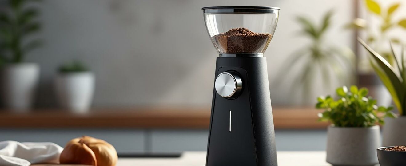découvrez le ninja luxe café mini, une machine compacte de moins de 27 cm alliant précision ultime avec 60 réglages de mouture et balance intégrée pour un café parfait à chaque tasse.