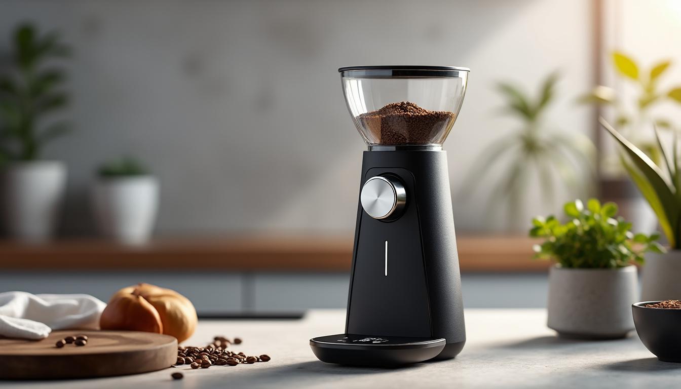 découvrez le ninja luxe café mini, une machine compacte de moins de 27 cm alliant précision ultime avec 60 réglages de mouture et balance intégrée pour un café parfait à chaque tasse.