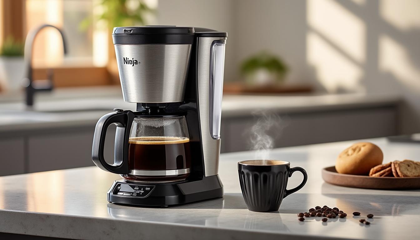 profitez de l'offre exceptionnelle sur la cafetière à percolateur ninja luxe café premier es601eu à seulement 282,56 €, avec une réduction de 28%. préparez votre café préféré avec style et efficacité.
