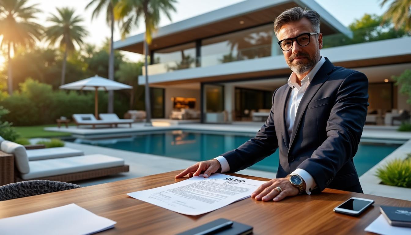 un banquier échange sa somptueuse villa de 400 m², évaluée à 4,8 millions de dollars, contre des actions de la société anthropic, marquant un pari financier audacieux.