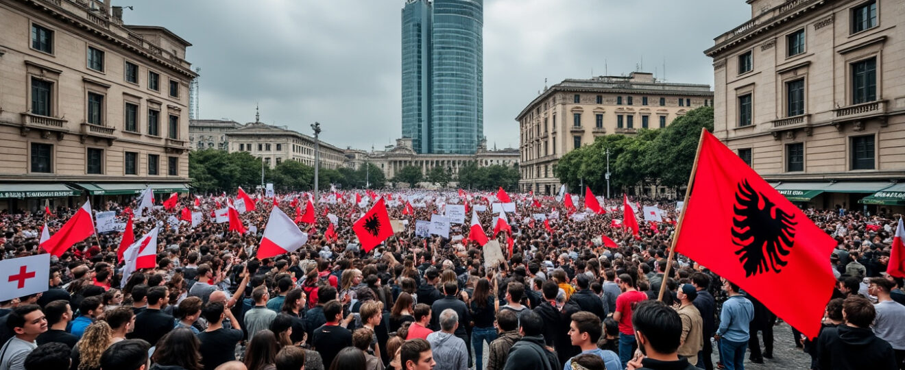 découvrez les détails du 12e jour de mobilisation en albanie contre un projet controversé lié à trump, une mobilisation massive qui suscite de vives réactions.