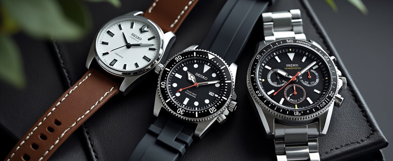 découvrez 3 montres seiko au design élégant et prix imbattables, alliant luxe et accessibilité pour sublimer votre poignet avec style.