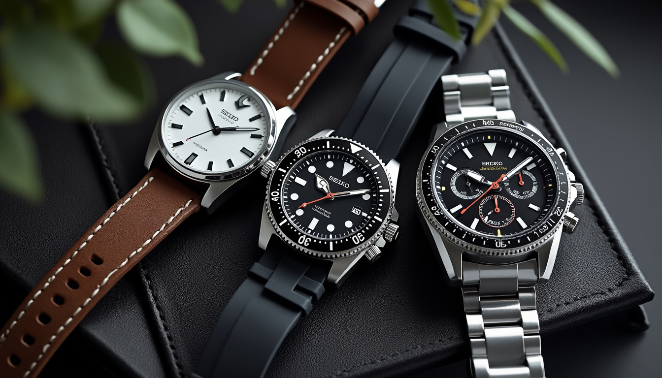 découvrez 3 montres seiko au design élégant et prix imbattables, alliant luxe et accessibilité pour sublimer votre poignet avec style.