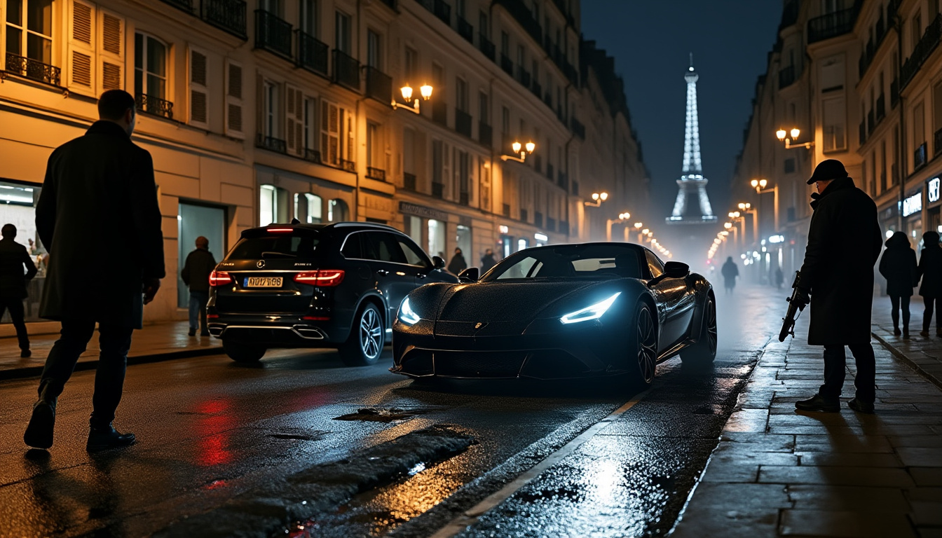 à paris, un braquage spectaculaire à la voiture-bélier a visé une boutique de luxe, causant un préjudice estimé à 500 000 euros.