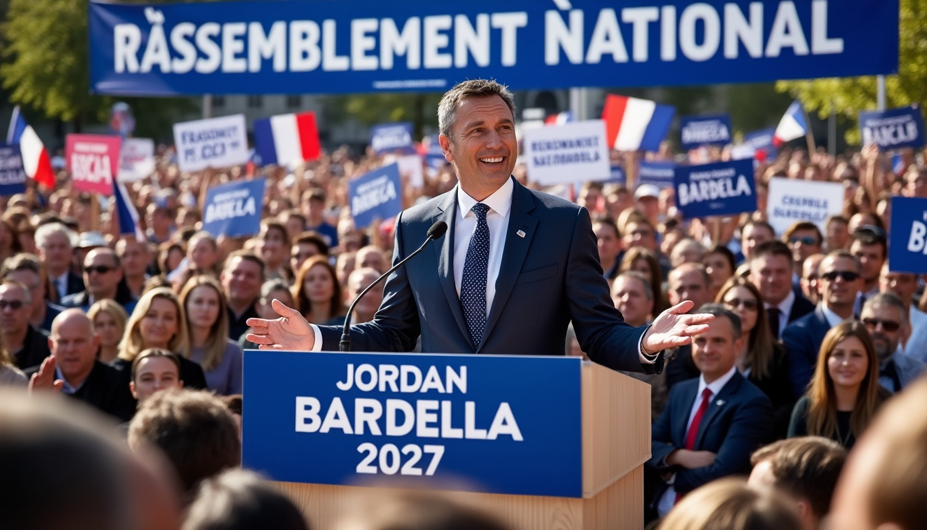découvrez les derniers résultats du sondage présidentiel pour 2027 où jordan bardella arrive en tête avec 37%, illustrant un possible mouvement de « dégagisme » dans l'électorat français.