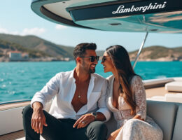 découvrez l'escapade exclusive de cyril hanouna et shana loustau à bord d'un yacht lamborghini, alliant détente et élégance pour un moment complice et luxueux inoubliable.