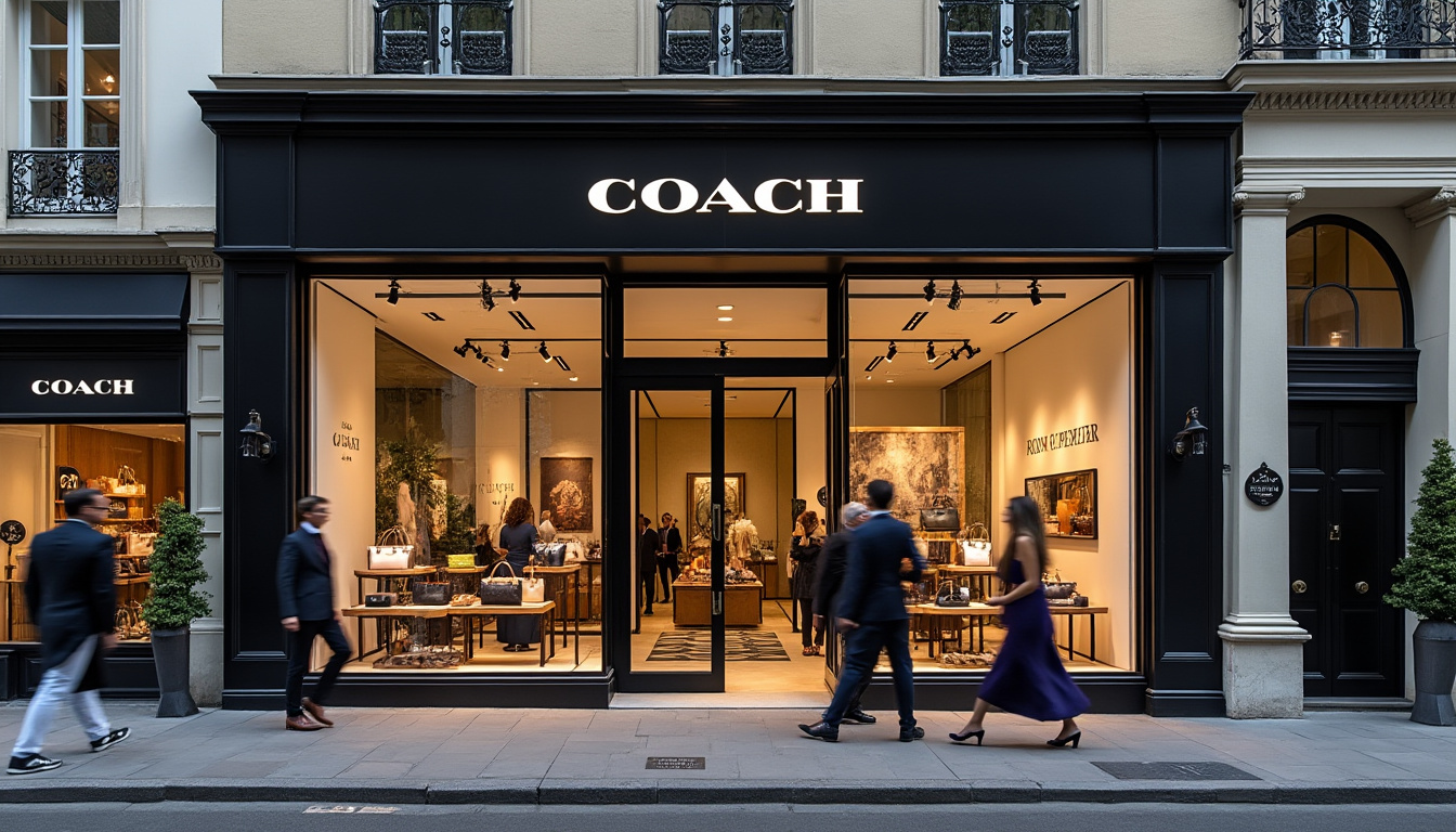 découvrez l'ouverture de la première boutique coach à paris par tapestry, le géant américain du luxe, offrant une expérience de shopping exclusive au cœur de la capitale française.