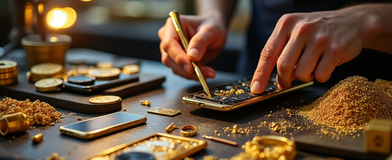 découvrez comment la banque d'angleterre réinvente le recyclage en transformant l'or provenant de ses anciens téléphones en bijoux haut de gamme, alliant durabilité et luxe.