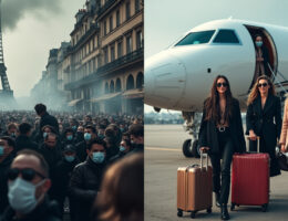 découvrez comment, alors que la france subissait une crise étouffante, des influenceurs partaient en escapades de luxe, provoquant une montée de colère chez le public.