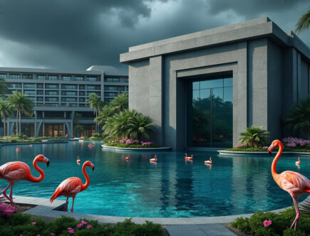 découvrez le projet hôtelier de luxe controversé mêlant trump, bunkers et flamants roses, qui suscite une vive colère générale.